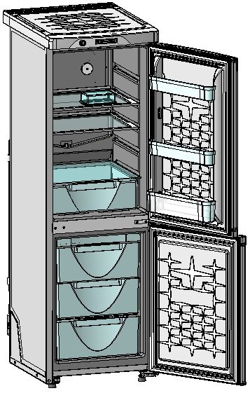 Холодильник двухкамерный «Саратов-284» (ООО «СЭПО-ЗЭМ»)